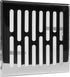 Vent Systems 5.5'' x 5.5" Inch Stainless Steel Vent Cover - Square Air Vent Louver - Removable Ventilation Grille - Integrated Insect Screen - HVA...