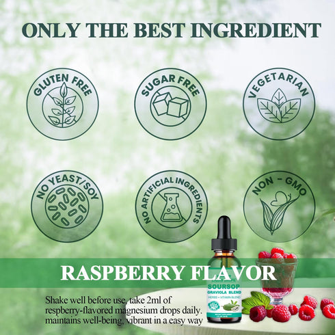 Soursop Bitters Liquid, Soursop Oil Organic Extract Multivitamin Drop w. Sea Moss Elderberry, Botanical Soursop Living Bitters, Unrefined Soursop ...