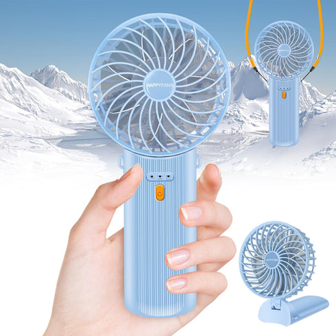 Portable Fan,4 Speed Mini Handheld Fan,15H Cooling Cute Fan,Small Portable Personal Fan with 180° Foldable,Quiet,Rechargeable Mini Fan for Kids Wo...