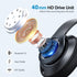 Bluetooth Headphones Over Ear, 60 Hours Playtime Foldable Headphones Wireless Bluetooth Hi-Fi Stereo Deep Bass with 6 EQ Modes, Adjustable Lightwe...