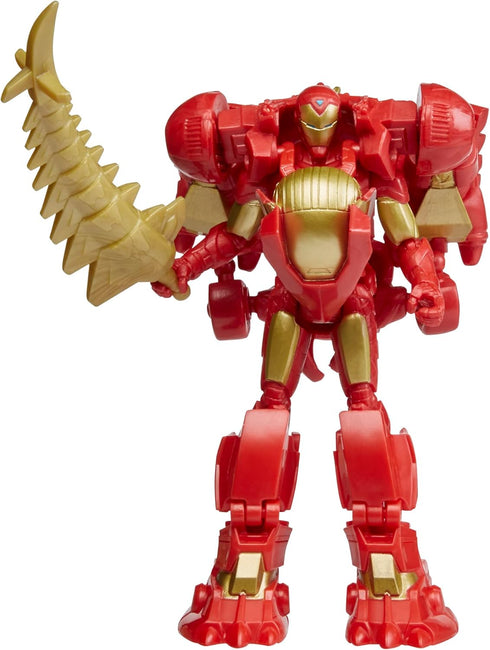 Marvel Mech Strike Mechasaurs, 4-Inch Iron Man with Iron Stomper Mechasaur Action Figures, Super Hero Toys for Kids Ages 4 and Up...