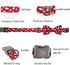 Elegant little tail Dog Collar, Christmas Dog Collar Red Penguins Holiday Pet Collar Dog Bow Collar Pet Durable Adjustable Girl Boy Dog Collar for...
