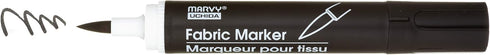 Uchida 722-C-1 Marvy Fabric Brush Point Marker, Black...