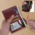 XEYOU Mens Wallet RFID Blocking Genuine Leather Bifold Wallets for Men with ID Card Window 7 Card Holders Slim Pocket Wallet...