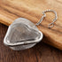 2pcs Stainless steel fine mesh seasoning ball kitchen soup spice stew filter kitchen tool metal tea bag tea ball (2pcs Heart Shape),Silver,5.5X6CM...