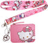 Cute Kitty Wallet Cartoon Anime Purse Credit Card Holder with Kawaii Melody Lanyard Gift for Girl Women(Red)...