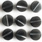 9 Grey Ocean Pearl -Mother of Pearl Buttons 3/8''- 11mm"- Blouse Buttons...