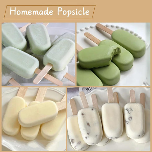 100Pcs Jumbo Wooden Craft Sticks Popsicle Stick 6” Long x 3/4”Wide Treat Ice Pop for DIY Crafts?Home Art Projects, Classroom Supplies...