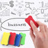 Magnetic Whiteboard Eraser, 8 Pcs Mini Dry Eraser with Thick Felt Pad Dry Erase Eraser for White Board Chalkboard Eraser for Kids Colorful Dry Wip...