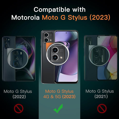 JETech Screen Protector for Motorola Moto G Stylus 2023 4G/5G (Not Fit for 2022/2021/2020 Version), 9H Tempered Glass Film, Anti-Scratch, HD Clear...