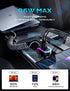 LISEN USB C 96W Super Fast Car Charger PD& QC3.0 with 5.3ft 36W Type C Coiled Cable,Car Phone Charger Adapter for iPhone 15 Pro Max Plus, Samsung ...