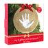 Baby's Handprint or Footprint Christmas Ornament Kit, Newborn Holiday Hanging Keepsake Kit, Baby's First Christmas, Gold Glitter...