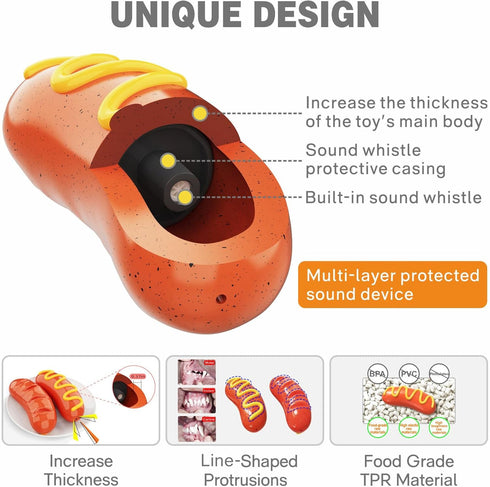 Dog Chew Toys for Aggressive-Chewers - Indestructible Dog Toy for Aggressive Chewer?Tough Chew Toys for Dogs ?Rubber?...
