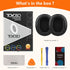 Replacement Ear Pads for Audio Technica ATH M50X/M40X, SteelSeries Arctis, HyperX Cloud, Logitech G Pro X, Turtle Beach Stealth & More Headphones,...