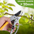 premium garden clippers, work 3 times easier, arthritis weak hand snips...