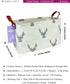 Rectangular Storage Basket Fabric Organizer Bin for Toys,Books,Clothes,Gifts,Pets-Perfect for Home,Office,Nursery,Dorm,Shelf(Rec grey deer)...