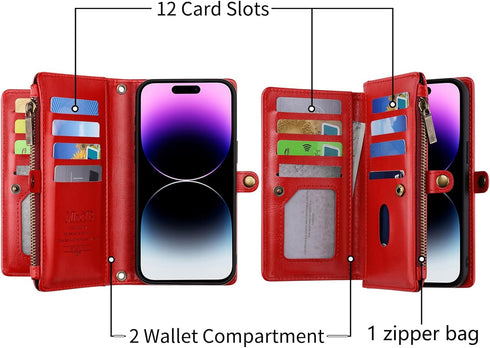 Compatibility: This flip case is only Compatible with iPhone 12 Pro Max (6.7 Inch Display, Released in 2020). Supports Wireless Charging but not M...