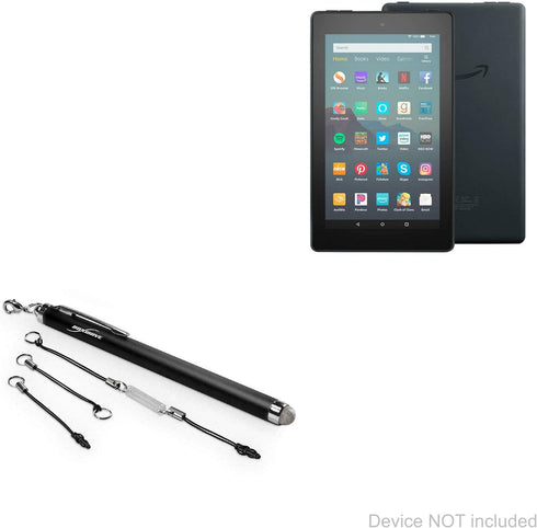 BoxWave Stylus Pen Compatible with Amazon Fire 7 (9th Gen 2019) - EverTouch Capacitive Stylus, Fiber Tip Capacitive Stylus Pen for Amazon Fire 7 (...