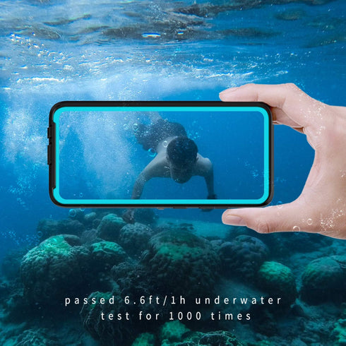 Lanhiem Samsung Galaxy A51 Case, IP68 Waterproof Dustproof Shockproof Case with Built-in Screen Protector, Full Body Sealed Underwater Protective ...