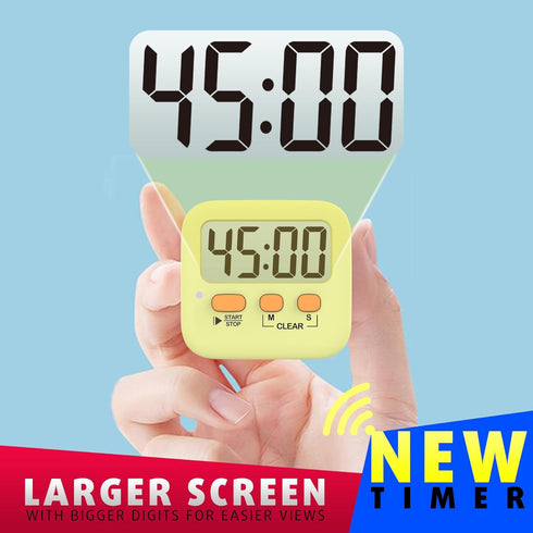 Antonki Timer, Timer for Kids, Kitchen Timers, Digital Timer for Cooking, Egg Timer, Classroom Timer for Teacher, Magnetic Countdown Timer for Exe...