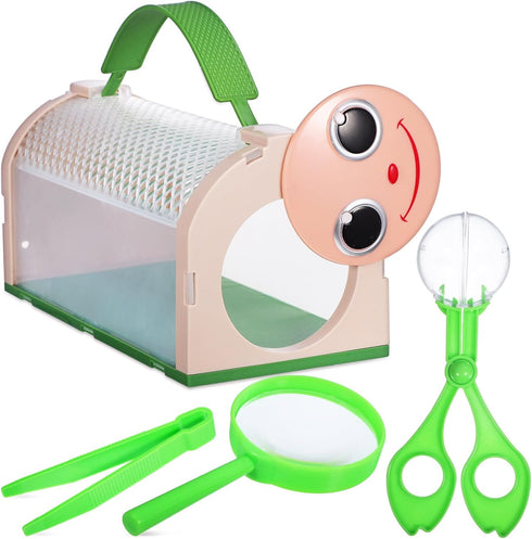 Outdoor Explorer Kit - Bugs Catcher Kit for Kids Critter Keeper Butterfly Habitat Magnifying Glass Summer Outdoor Toys...