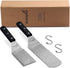 Anmarko Grill Spatula Set - Long Metal Spatula Spatula - Griddle Scraper and Pancake Flipper or Pizza Spatula - Offset Spatula - Stainless Steel U...
