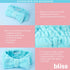 Bliss Women's Spa Headband - 2 Pack Microfiber Towel Headband for Washing Face, Skin Care, Makeup, and Messy Hair Wrap - Preppy Stuff Shower Hair ...