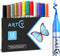 Acrylic Paint Pens - 12 Acrylic Paint Markers Medium Tip (2mm) | Great for Rock Painting, Canvas, Glass, Porcelain, Fabric, Paper, Pottery and Pla...
