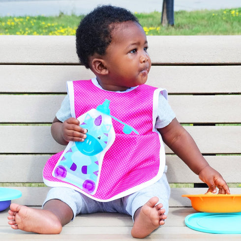 ChooMee SoftSip Food Pouch Top | Baby Led Weaning | No Spill Flow Control Valve, Protects Childs Mouth, 100% Silicone, BPA Free | 2CT Aqua Purple...