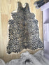 Leopard Print Rug Faux Fur Cheetah Rug Cowhide Animal Skin Mat Carpet for Office, Livingroom, Bedroom Non-Slip Home Decor 40x37Inch/ 3.2x3.1Ft...