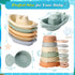 Bath Toys - Floating Boats with Bathing Spoon,Mold Free Baby Bath Toys for Kids Age 1-3,Pool Toys Toddler Age 1-3,Bath Tub Toys for Baby,Bath Toys...