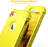 IDweel Heavy Duty Hybrid Hard PC Cover Soft Silicone Bumper Full Body Case for iPhone 8/7, Yellow with Screen Protector......