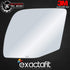 exactafit 8651L Driver Side Mirror Glass Replacement Repair Compatible With Ford E150 E250 E350 E450 Econoline Super Duty...
