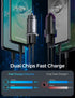 Super Fast Car Charger USB Fast Charge AINOPE Android Car Charger Adapter 45W All Metal Lighter USB Charger Quick Charge for iPhone 15/14/13/12/11...