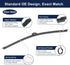 X AUTOHAUX Rear Windshield Wiper Blade Arm Set for BMW X1 F48 2016-2020 - 350mm 14inch...