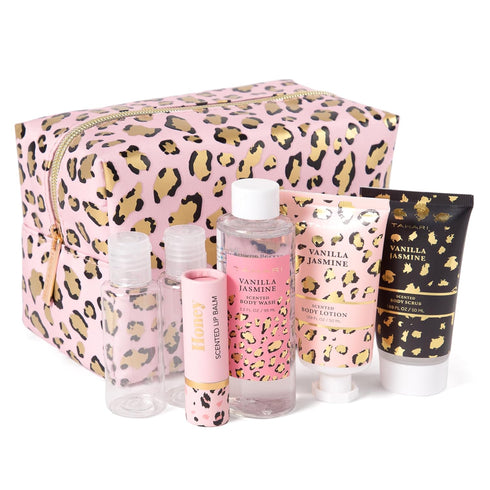 Tahari Spa Gift Set for Women, Vanilla Jasmine Spa Set, Bath Kit for Women Gift Set Includes Body Lotion, Body Wash, Hand Cream, Lotion Gift Set f...