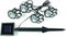 IdeaWorks JB7356 Solar Paw Print Outdoor Lights, Black...