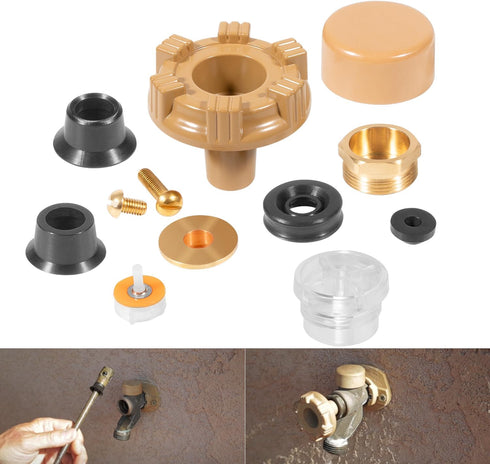 RK-17MH Repair Kit Metal Handle Repair Kit, for Woodford Model 17 Outdoor Faucet, Prevent Leaking Frost-Proof (12 Pcs)...