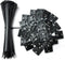 100 Pack Black Plastic Nylon Cable Ties with 60 Pieces Strong 25x25mm/1inch Self Adhesive Wire Tidy Clips Mount Base Holders Small Zip Tie 150×2.5...