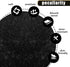 6 Pieces Set Fluffy Steering Wheel Cover Set, Soft Fuzz Handbrake Cover Gear Shift Cover, Cup Pad, Rearview Mirror Decorative Chain, Universal Car...