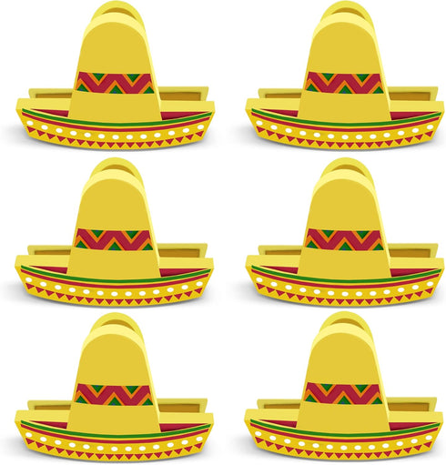 Sombrero Chip Clips, 6 Set Bag Clips, Tight Food Saver, Snack Bag Sealer, Air Tight Seal Grip for Food Storage, Chip Clip Bag Clip Food Clips, Fun...