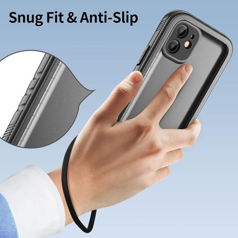 SPORTLINK Compatible with iPhone 12 Mini Waterproof Shockproof Case - Full Body Heavy Duty Underwater Dustproof Rugged 360 Protective Military Gra...
