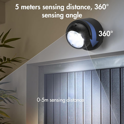 Motion Sensor Outdoor Lights, Outdoor Motion Sensor Light Battery Operated Wireless Waterproof Motion Detector Security Wall Light Auto On Off for...