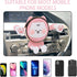 Cute Phone Mount for Car, Pink Cat Air Vent Clip Cell Phone Holder for Car Compatible with 4-7 inch Smartphones, Car Accessories for Women and Gir...