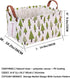 QUEENLALA Rectangular Laundry Hamper/Foldable Nursery Laundry Basket for Organizing/Storage Bin Baskets/Children Toy Office Bedroom/Toy Bin Closet...