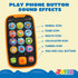 JOYIN My Learning Remote and Phone Bundle with Music, Fun Smartphone Toys for Baby, Infants, Kids, Boys or Girls, Holiday Stocking Stuffers, Birth...