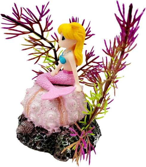 Fish Tank Conch Decorations, Aquarium Plants Decoration Seashell Coral Ornaments...