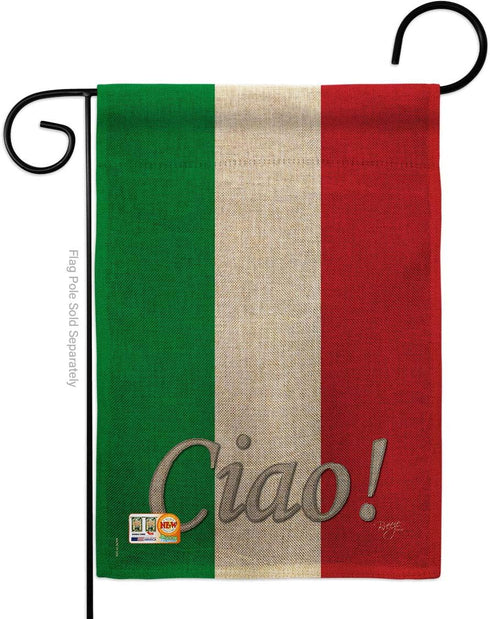Breeze Decor Italian Garden Flag Regional Nation International World Country Particular Area House Decoration Banner Small Yard Gift Double-Sided,...