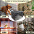 RICHIE Dog Crate Cover 24 inches - Durable UV Resist Waterproof Dog Kennel Cover, Crate Covers for Dog Cages with Double Doors and Air Vent Window...