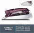 Rowenta Travel Iron, Pro Compact Stainless Steel Soleplate Hand Held Steamer Iron for Clothes, 200 Microsteam Holes, 1000 Watts Ironing, Fabric St...